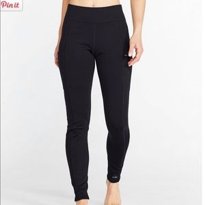 LL Bean lined leggings